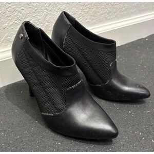Simply Vera Vera Wang‎ Black Pointed Toe Stiletto Ankle Booties Shoes Size 7